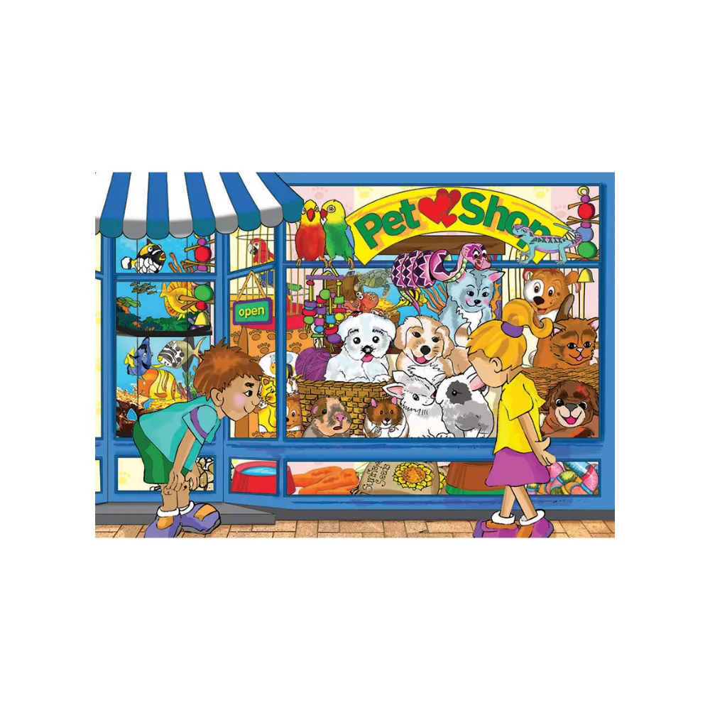 Puzzle 36pc Happy Pets