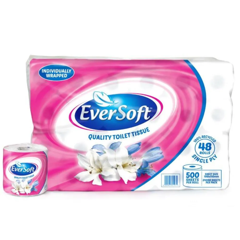 Eversoft Toilet Paper Classic 48`s Wrapped