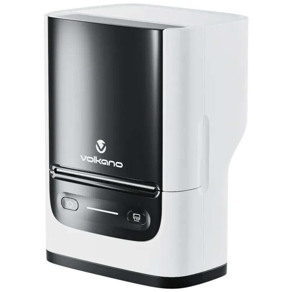  Volkano LabelPro Duo Series Thermal Dual Size Label Printer - Black and White