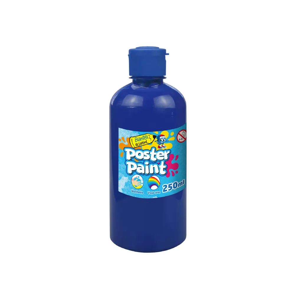 Poster paint 250ml Blue - Bantex