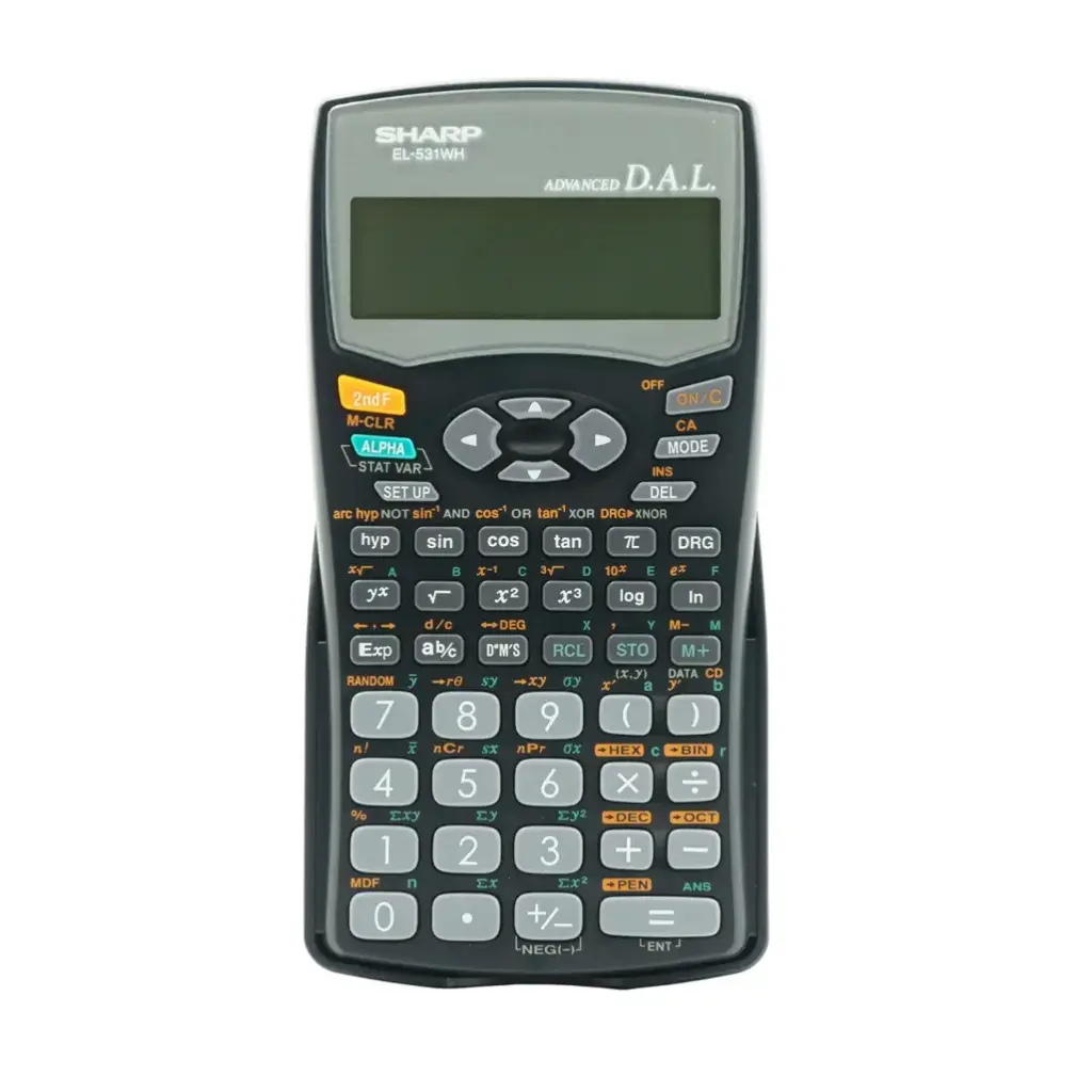 Sharp EL531 WH-BBK - Scientific Calculator 272 Functions