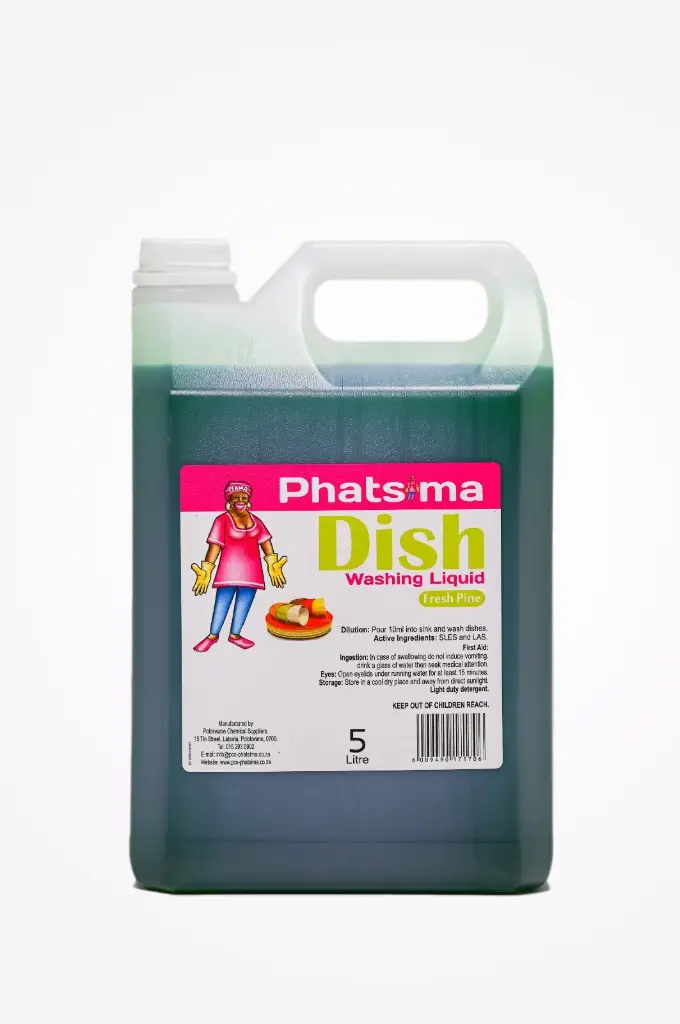 Phatsima 5lt Dish Washing Liquid Fresh Pine