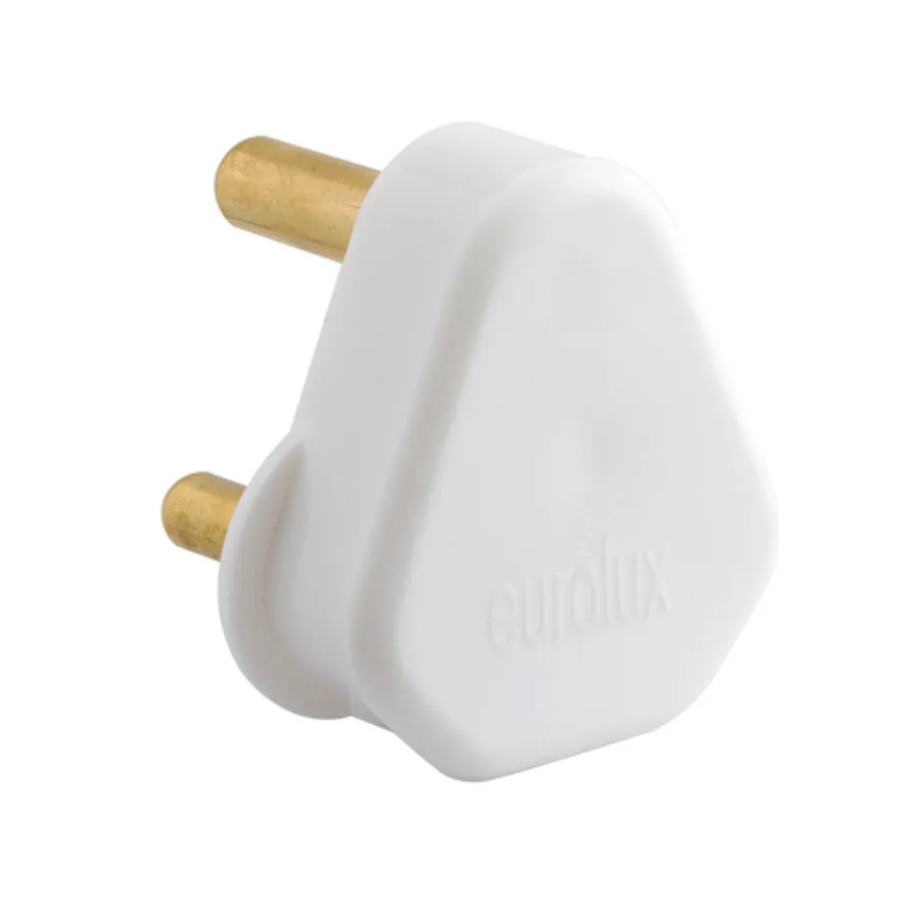 Plug Top White Nylon 16A 3 pin Hollow