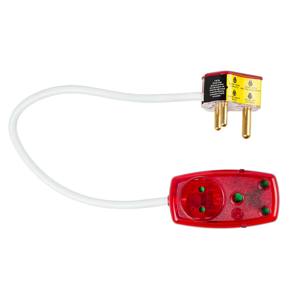 Wonder Plug 2 Way With Surge Overload Protection